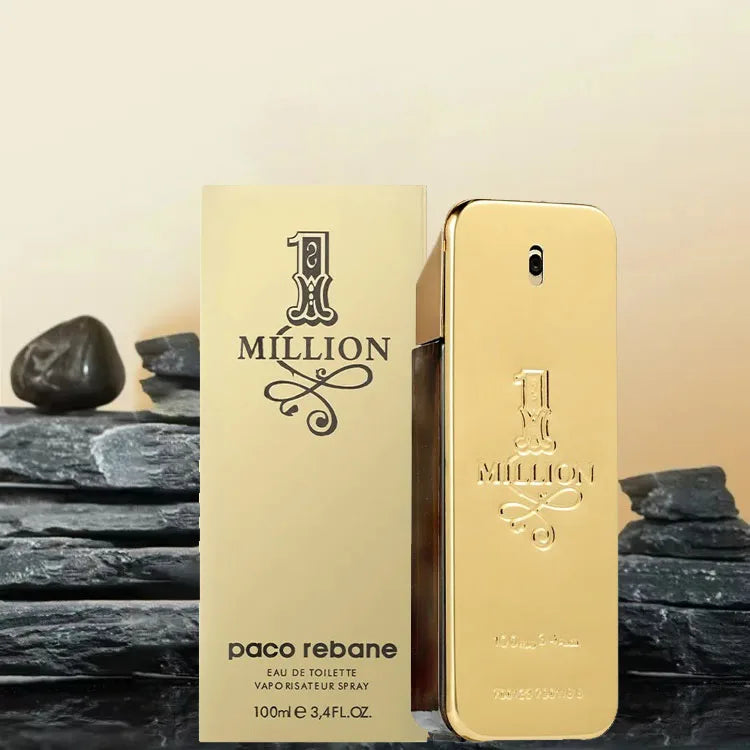 100ml Original millones de oro Hombre Perfume duradero fuerte masculino hombres sabor fuerte picante feromona Colonia Spray corp