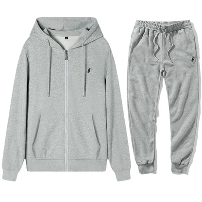 Classic brand men's and women's zipper hoodies and pants sets, pullovers, jackets, sports and velvet long sleeved jackets